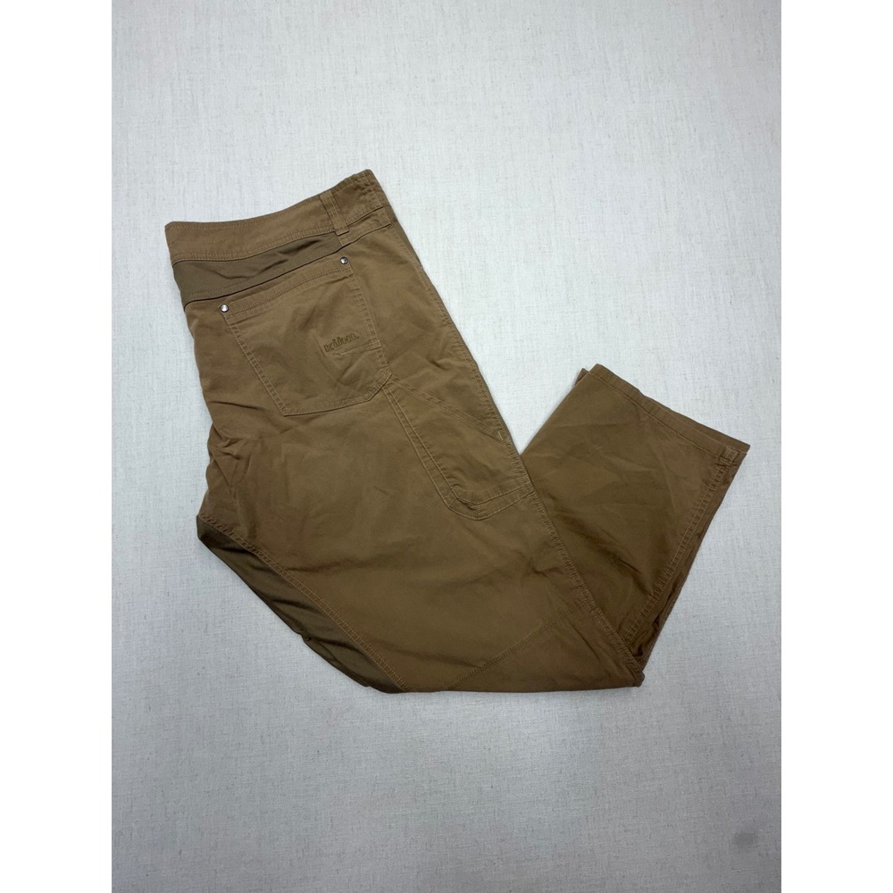 Kuhl Radikl Pants Mens 42x30 Khaki Brown Hiking Outdoor Stretch Trousers